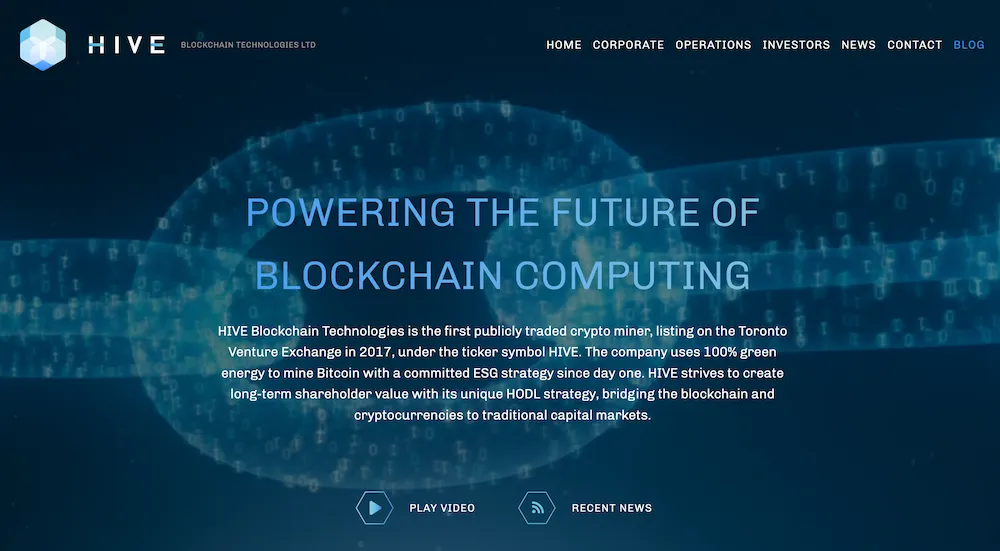HIVE Blockchain Technologies Ltd.